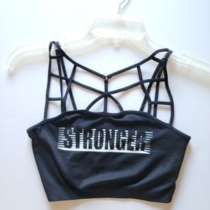 SEAMLESS Black Bra & Top